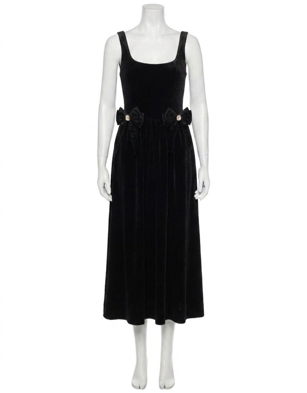 NEW SHOW ME YOUR MUMU ricci midi dress in black